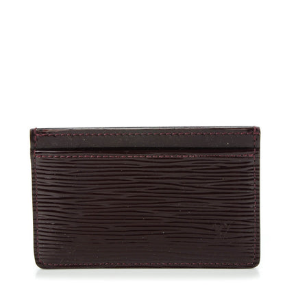 Louis Vuitton Electric Epi Card Holder Prune 1 of 7