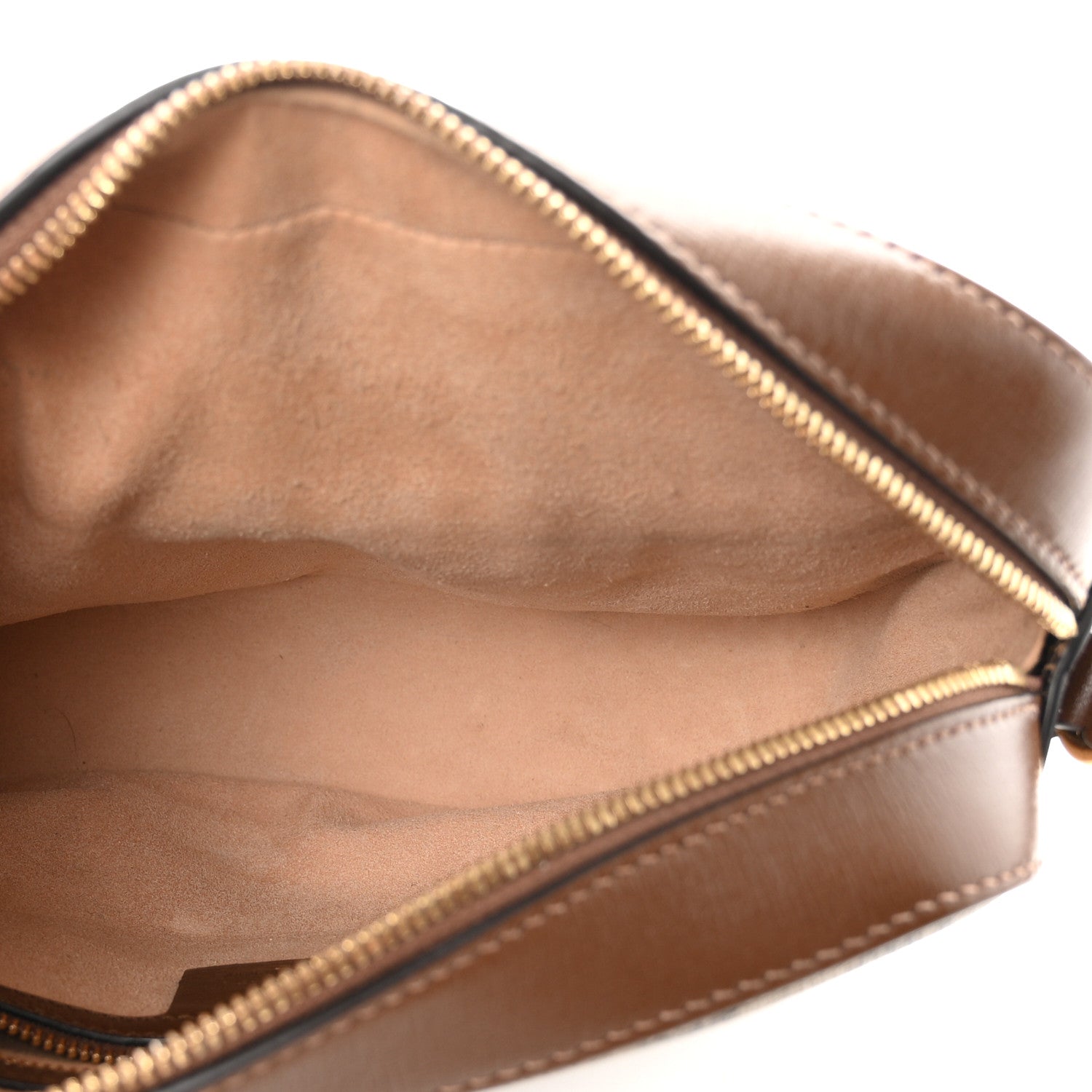 Gucci GG Supreme Monogram Small Horsebit 1955 Shoulder Bag Beige Brown Sugar 5 of 10