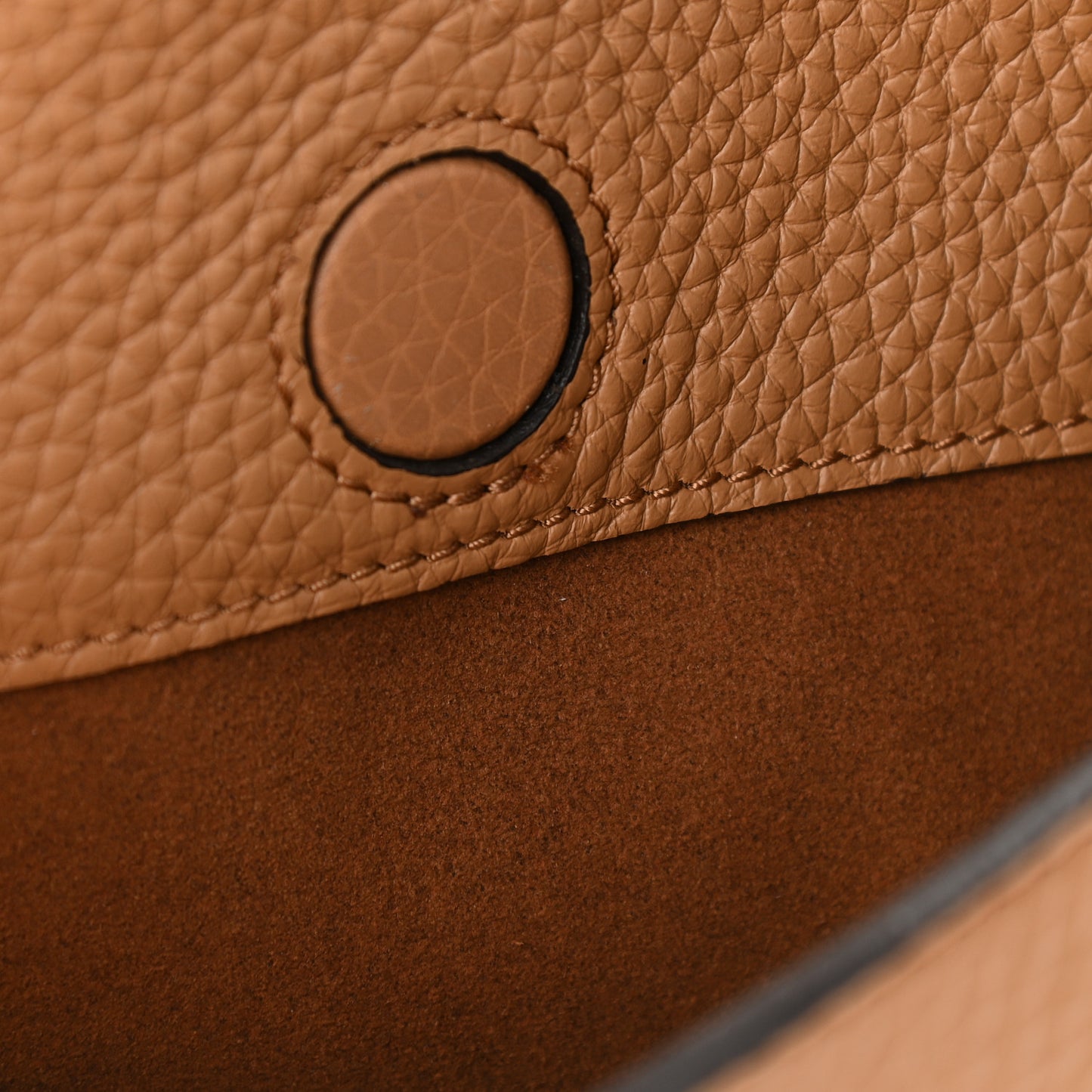 Heavy Grained Calfskin Darley Satchel Sable
