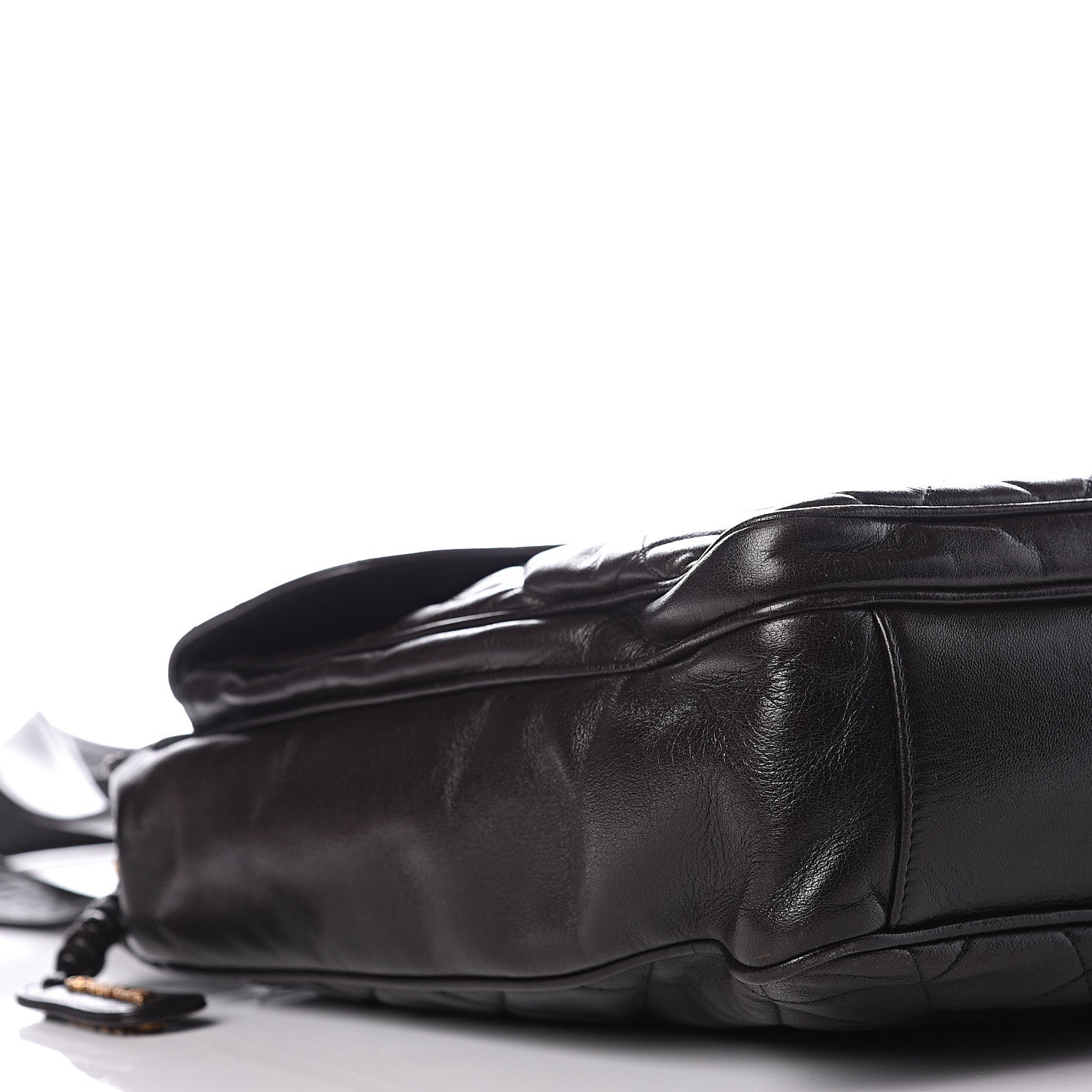 Chanel Lambskin Quilted CC Shoulder Bag Black 10 of 13