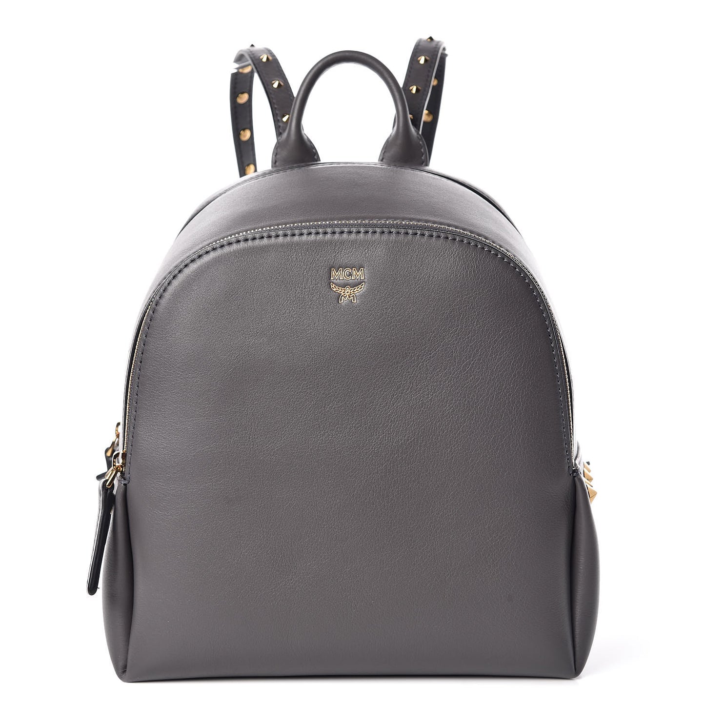 Calfskin Mini Duchess Polke Studs Backpack Grey
