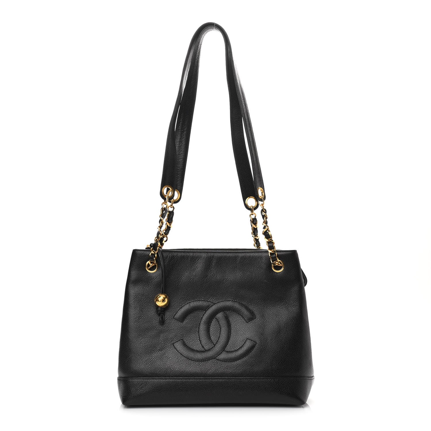 Chanel Caviar CC Shoulder Bag Black 1 of 10