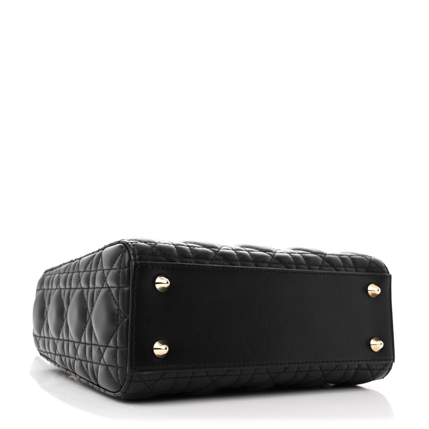 Christian Dior Lambskin Cannage Small My ABCDior Lady Dior Black 4 of 10