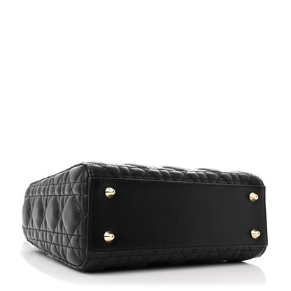 Christian Dior Lambskin Cannage Small My ABCDior Lady Dior Black 4 of 10