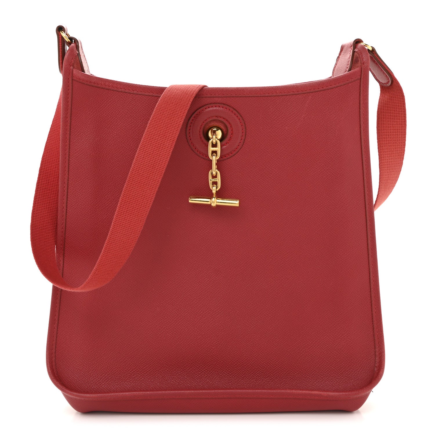 Hermes Courchevel Vespa PM Rouge Vif 1 of 12