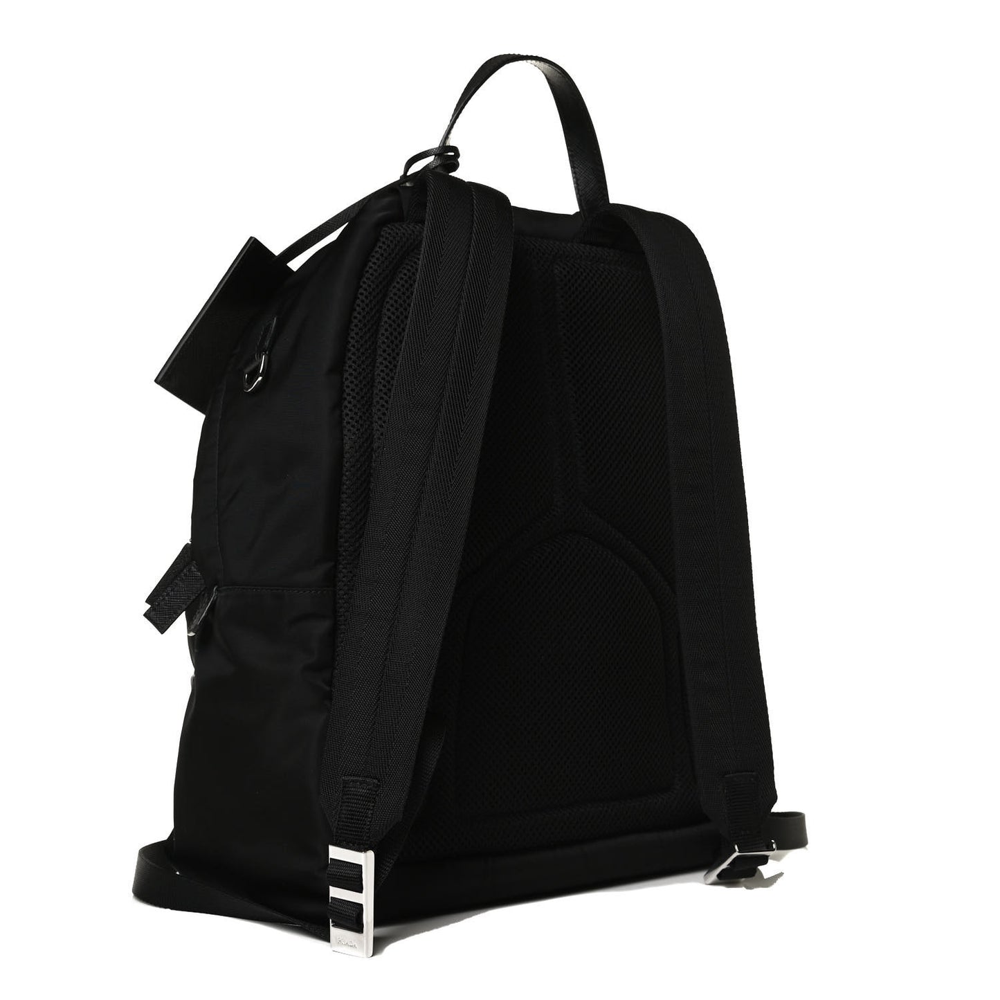 Nylon Tessuto Saffiano Backpack Black