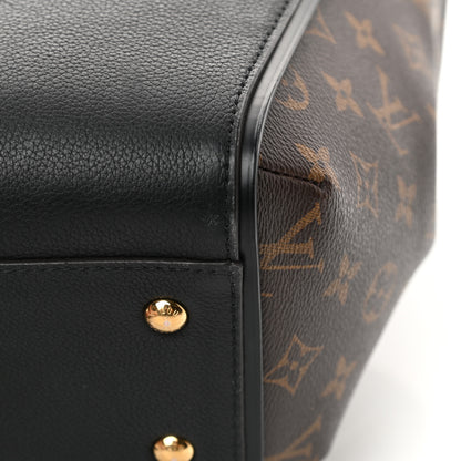 Louis Vuitton Calfskin Monogram Kimono Tote Black 12 of 13