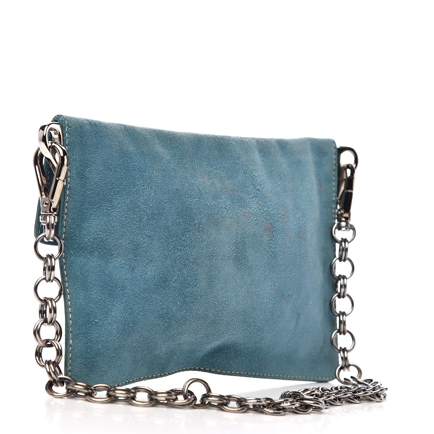 Scamosciato Suede Metal Shoulder Bag Voyage