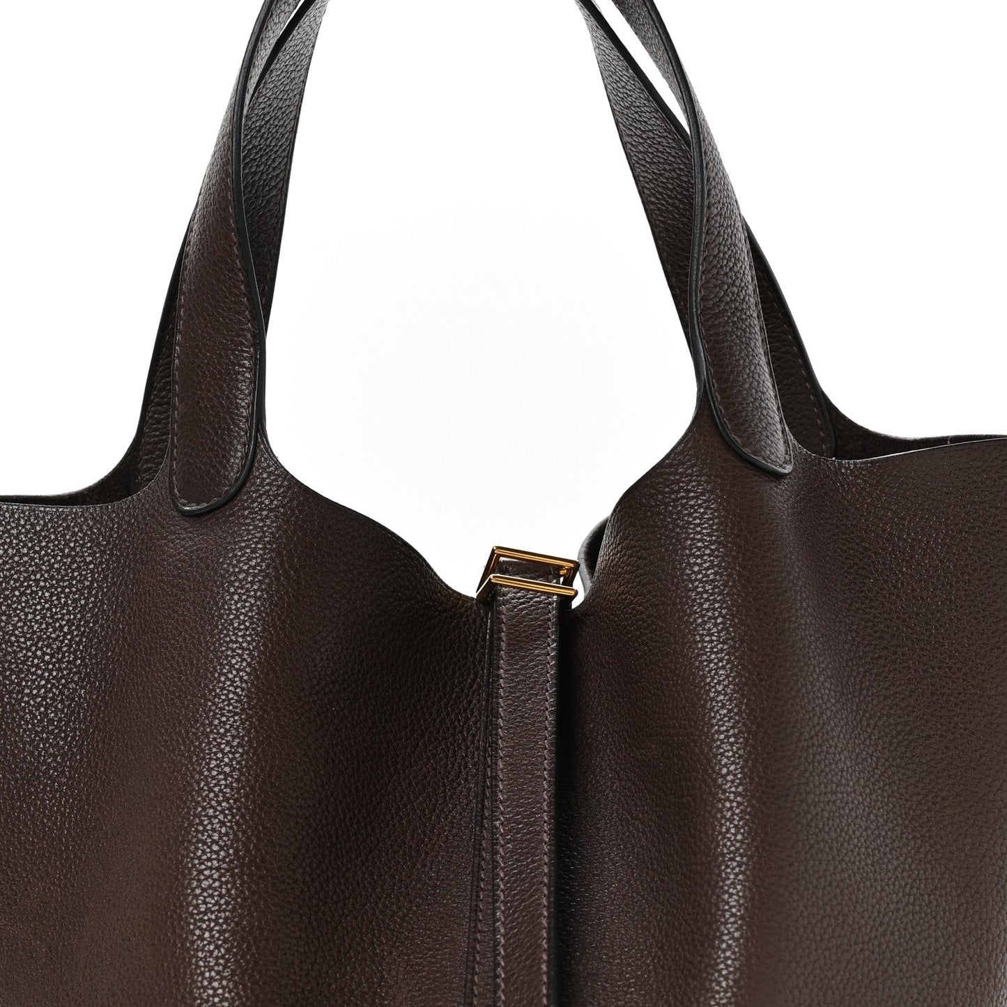 Taurillon Clemence Picotin Lock 22 MM Chocolate