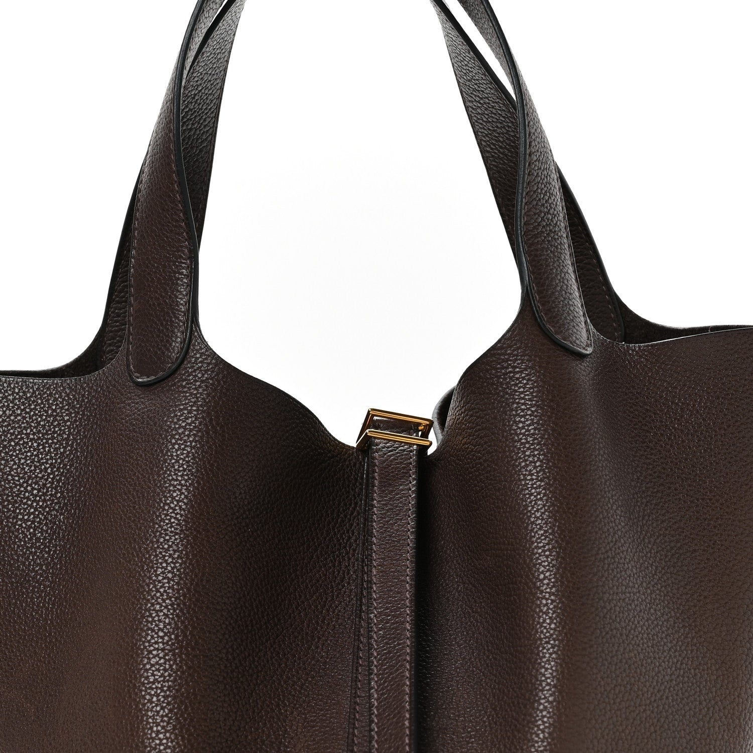 Hermes Taurillon Clemence Picotin Lock 22 MM Chocolate 2 of 4