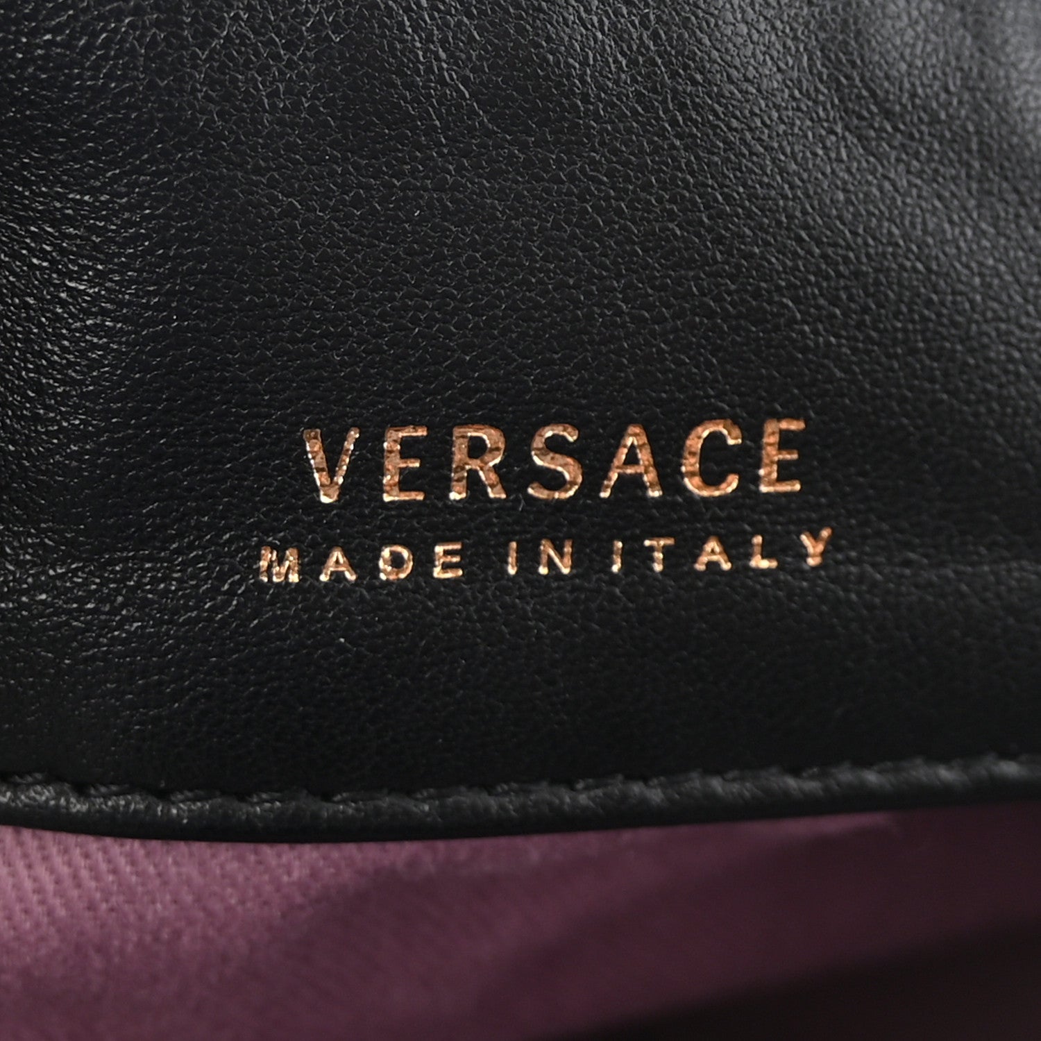 Versace Nappa Medusa Chain Shoulder Bag Black 6 of 9