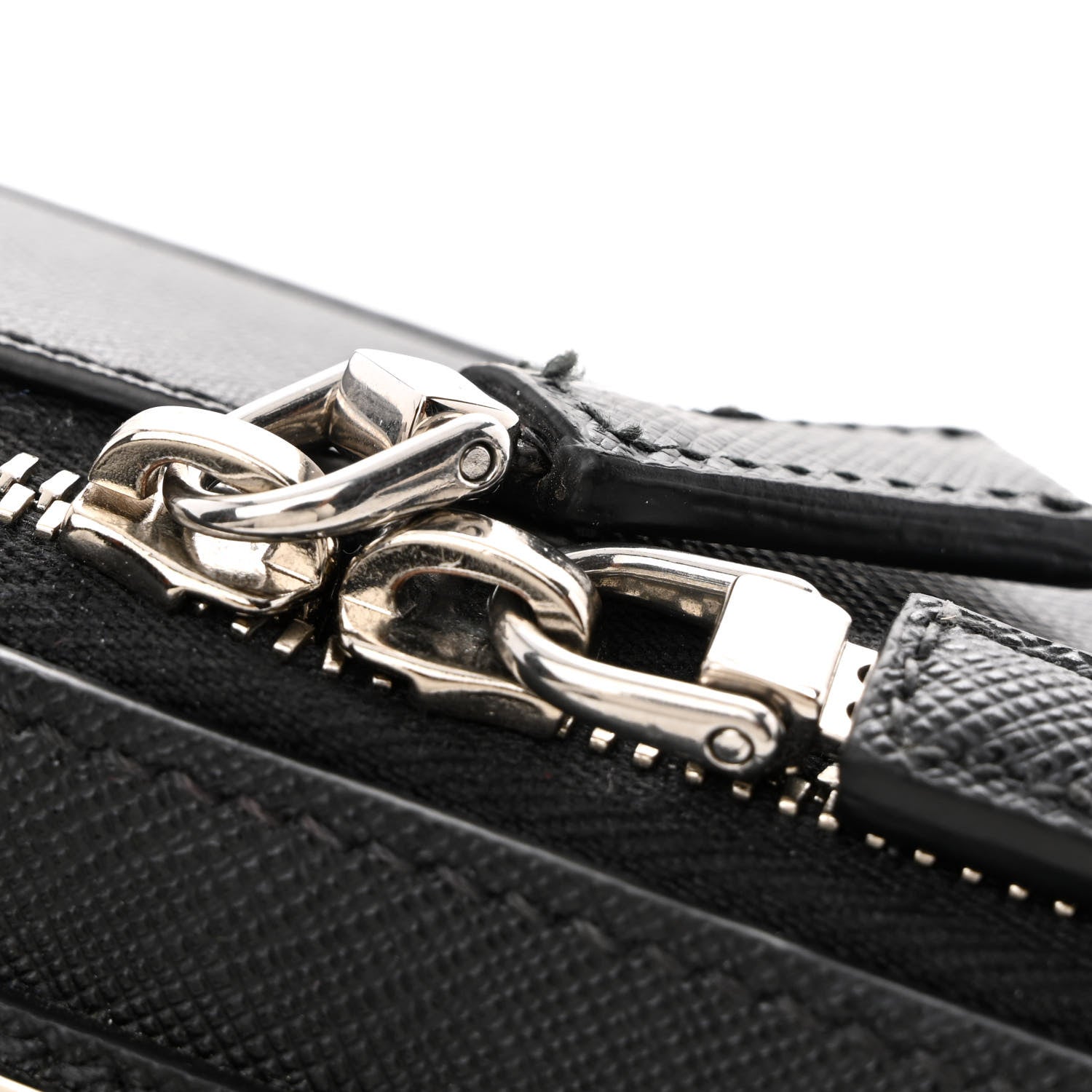 Prada Saffiano Travel Small Brique Crossbody Bag Black 13 of 13