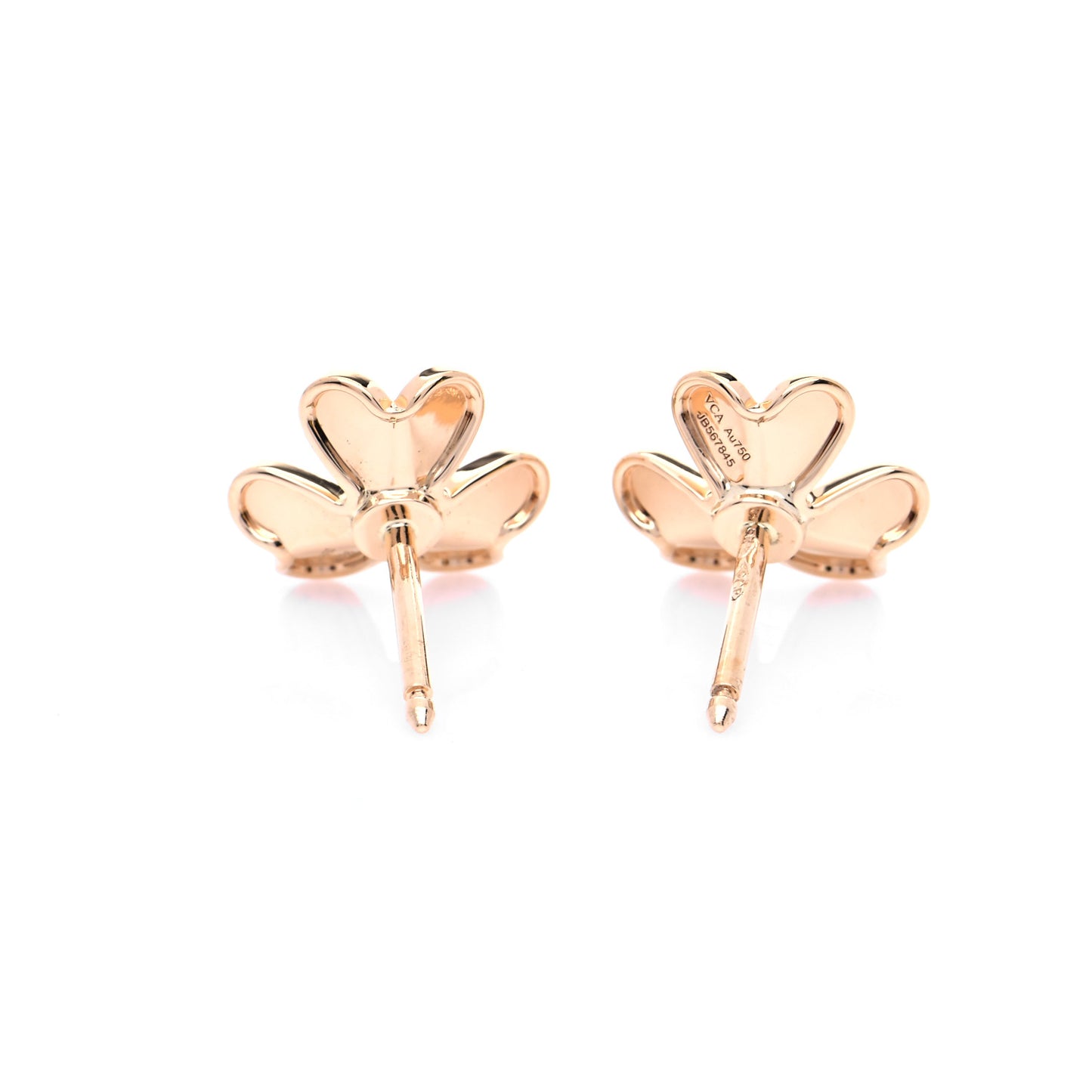 18K Yellow Gold Diamond Mini Frivole Earrings