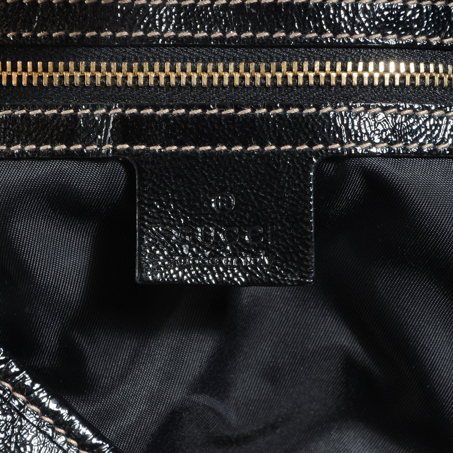 Patent Leather Medium Pelham Shoulder Bag Black
