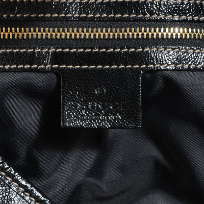 Gucci Patent Leather Medium Pelham Shoulder Bag Black 6 of 7