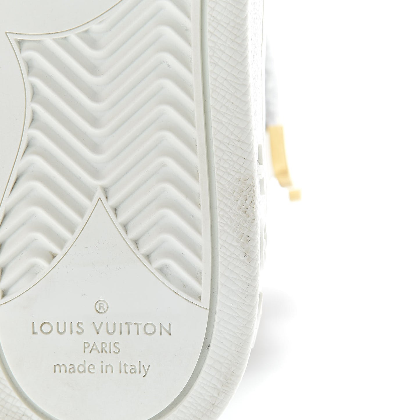 Calfskin Reverse Monogram Boombox High Top Sneakers 38.5 White