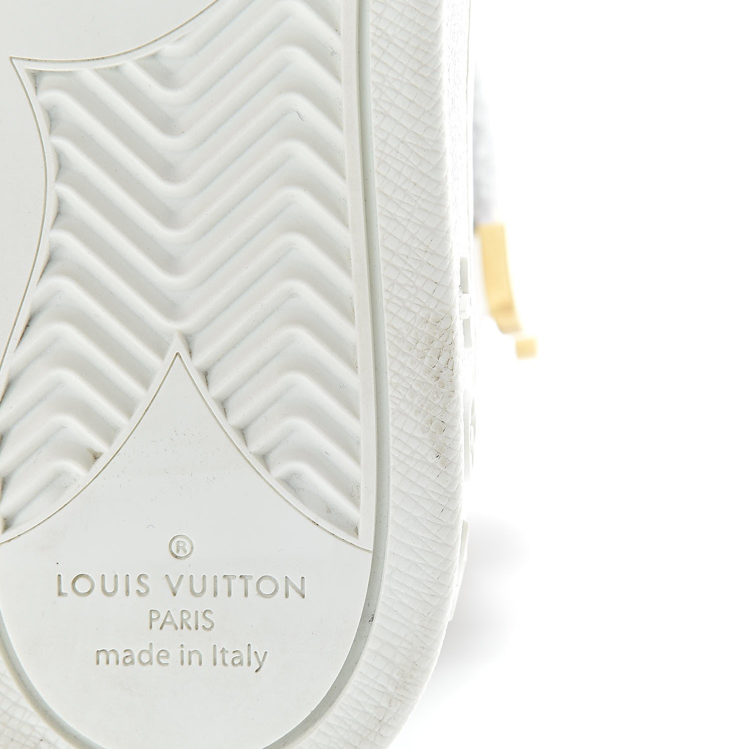 Louis Vuitton Calfskin Reverse Monogram Boombox High Top Sneakers 38.5 White 8 of 16