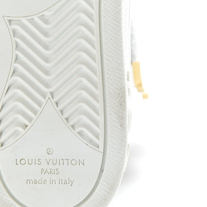 Louis Vuitton Calfskin Reverse Monogram Boombox High Top Sneakers 38.5 White 8 of 16