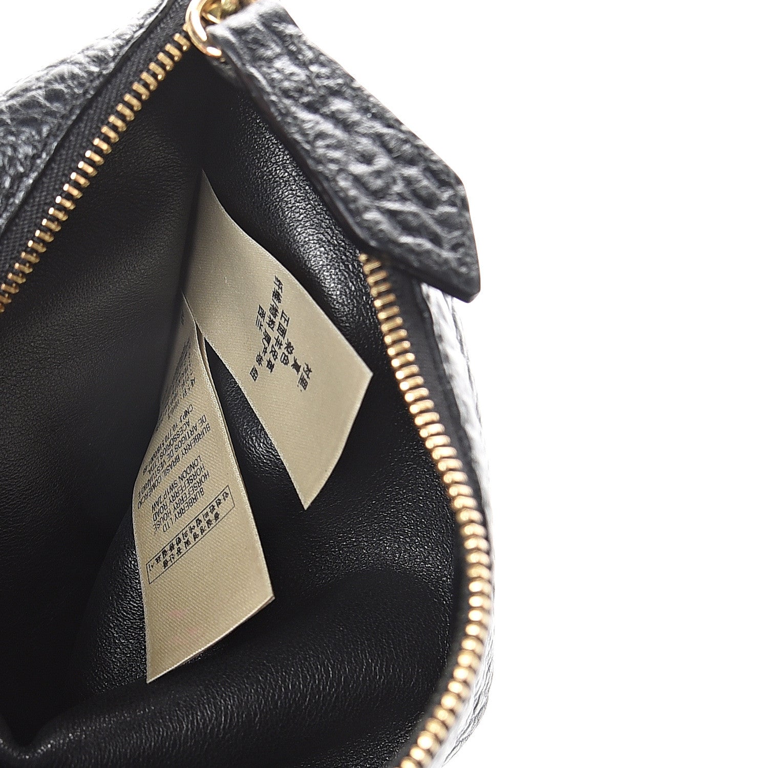 Burberry Signature Grain Calfskin Check Embossed Small Canterbury Tote Black 5 of 8