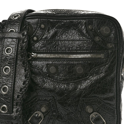 Balenciaga Agneau Arena Le Cagole Crossbody Bag Black 9 of 11