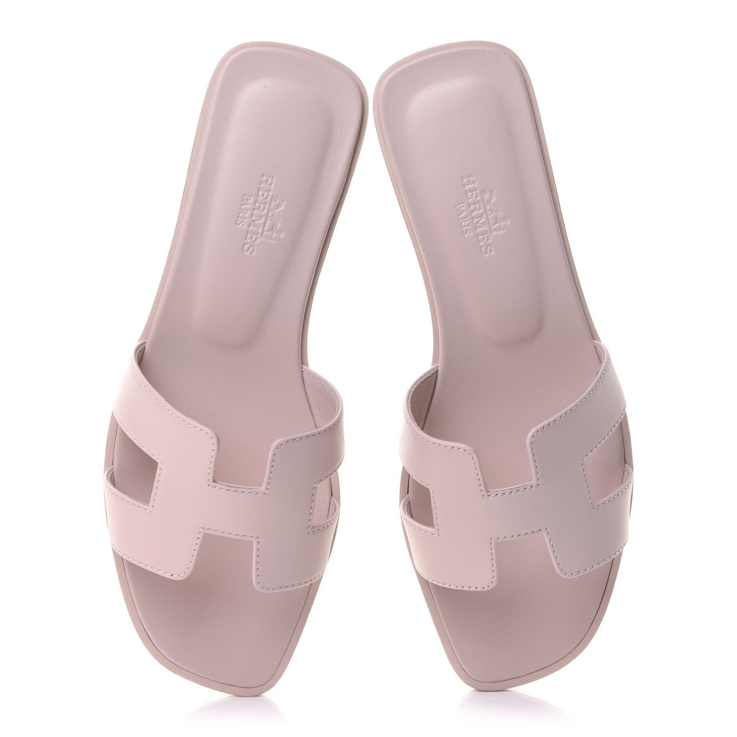 Hermes Calfskin Oran Sandals 36 Rose Petale 5 of 10