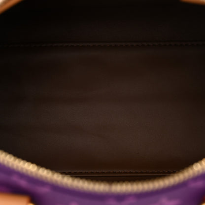 Louis Vuitton Calfskin Monogram Speedy P9 Bandouliere 25 Lotus Purple 7 of 12