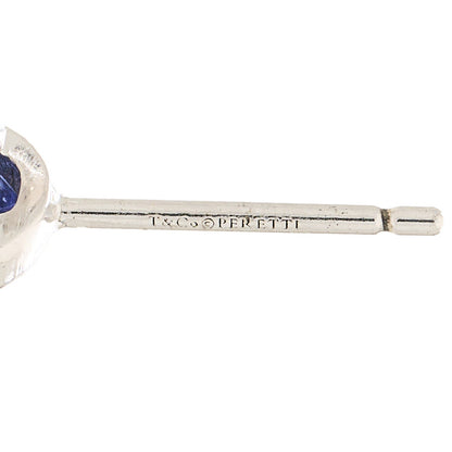Tiffany Sterling Silver Tanzanite Color By The Yard Earrings 3 of 5