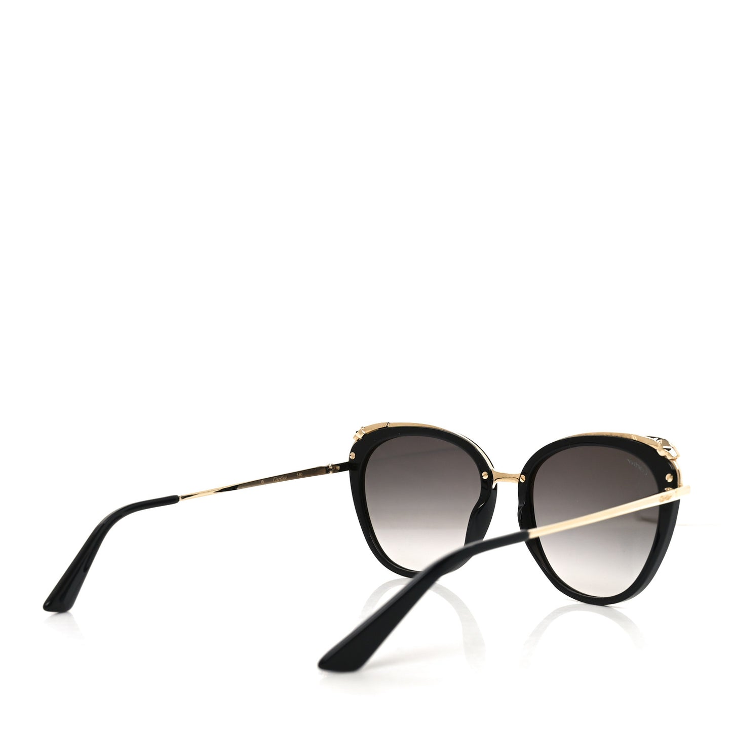 Panthere De Cartier Sunglasses CT0150S Black Gold