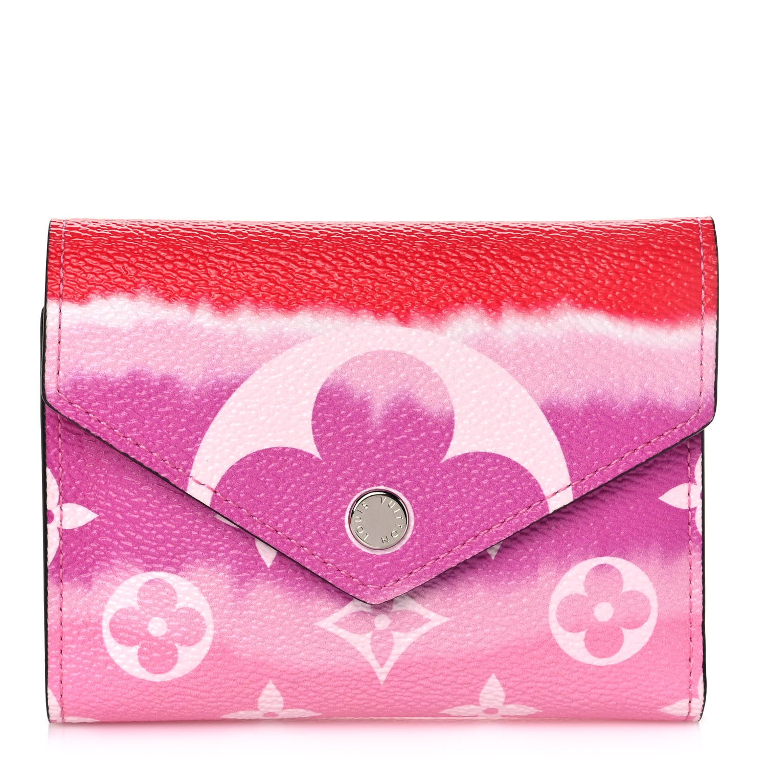 Louis Vuitton Monogram Escale Victorine Wallet Red 1 of 10