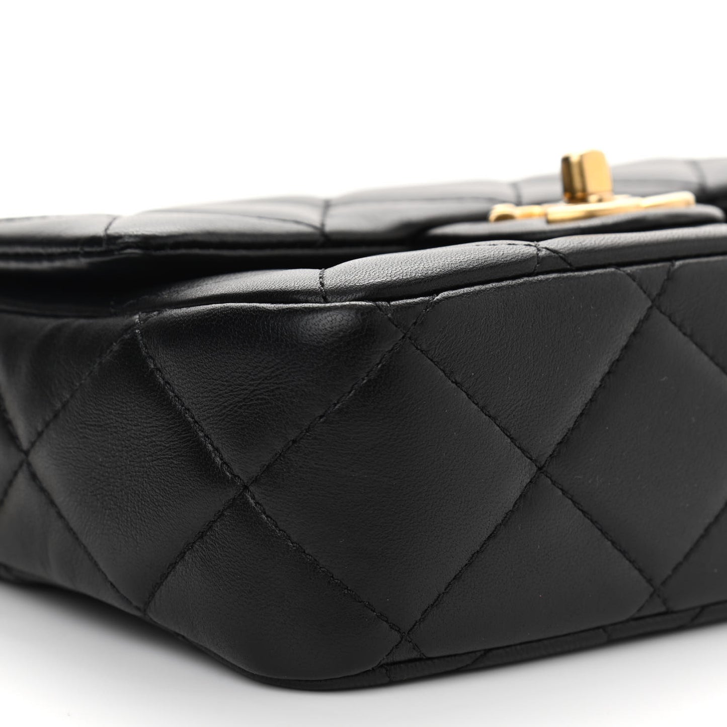 Lambskin Quilted Mini My Perfect Flap Black