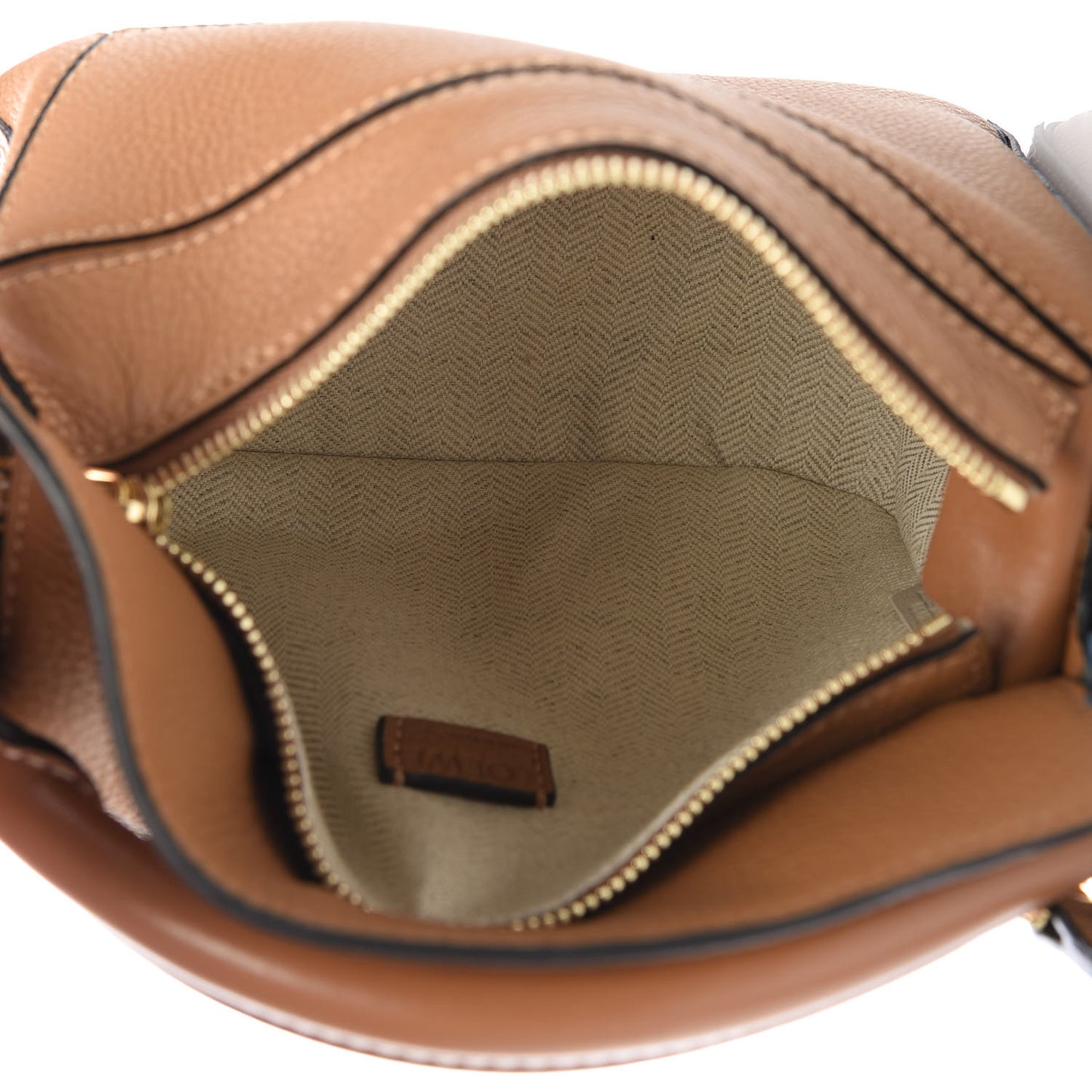 Calfskin Mini Puzzle Bag Tan