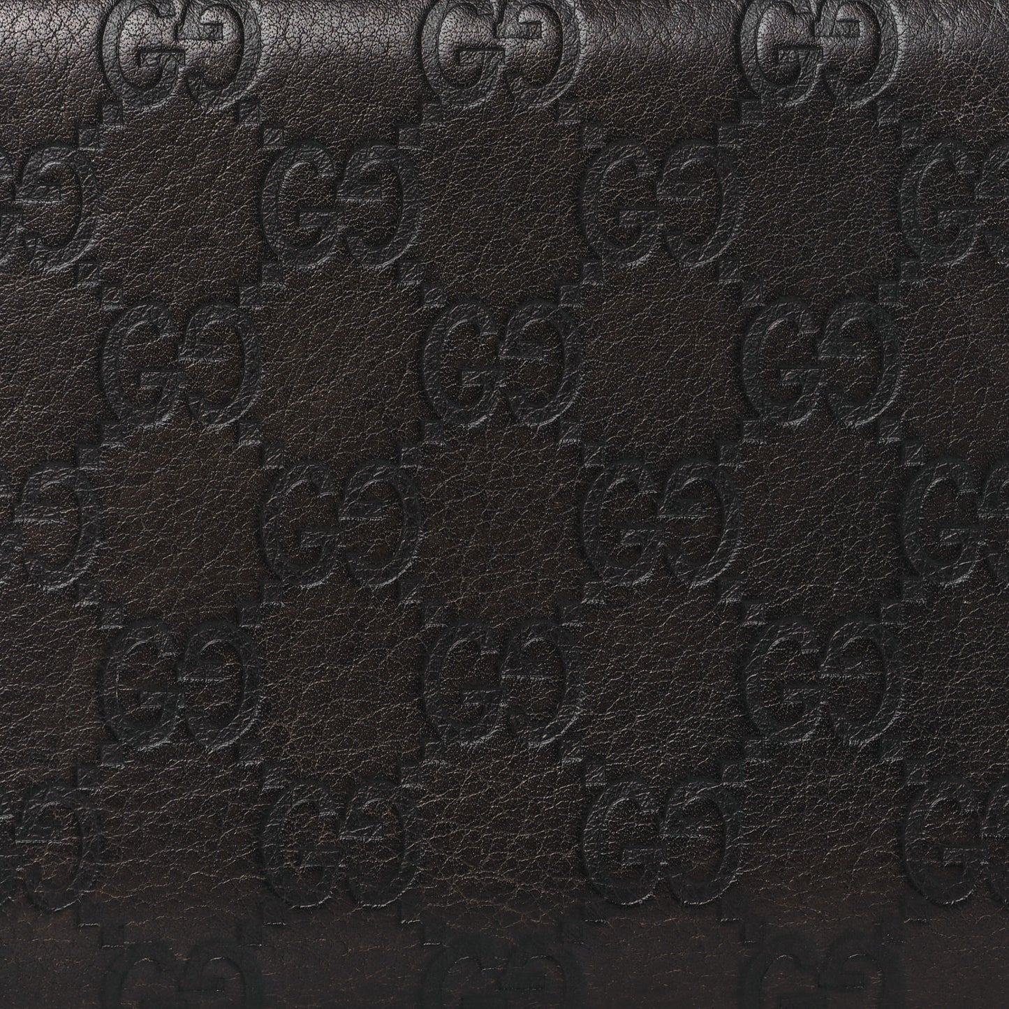 Guccissima Bamboo Tassel Zip Around Wallet Brown