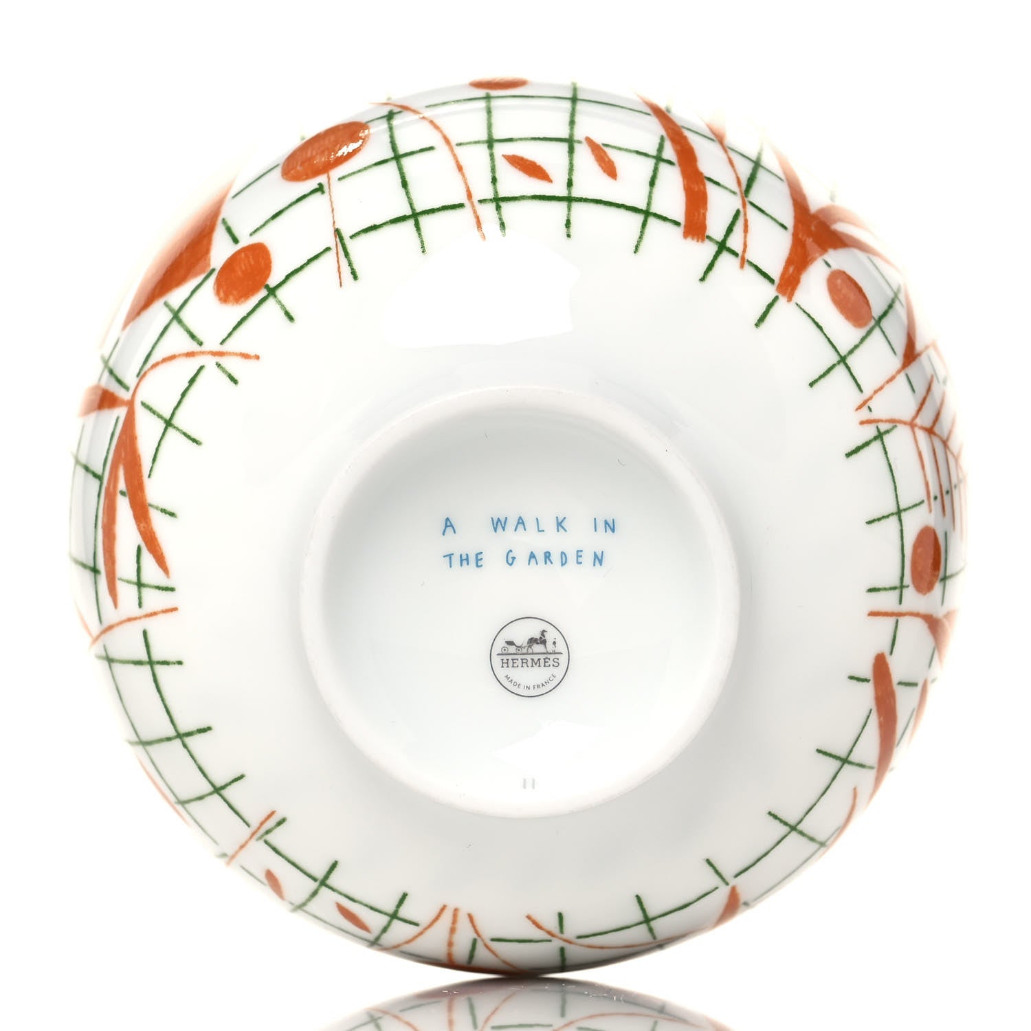 Hermes Porcelain A Walk In The Garden Bowl 4 of 5