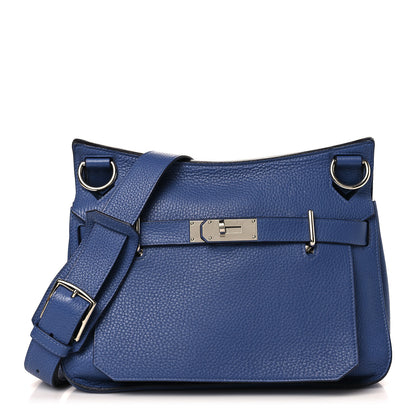 Hermes Taurillon Clemence Jypsiere 31 Bleu Brighton 1 of 9