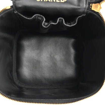 Chanel Caviar Vanity Cosmetic Case Black 5 of 8