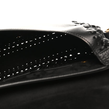 Christian Dior Grained Calfskin Medium Whipstitched Bobby Bag Black 5 of 9