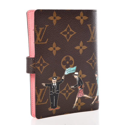 Louis Vuitton Monogram Illustre Small Ring Agenda Rose 3 of 10