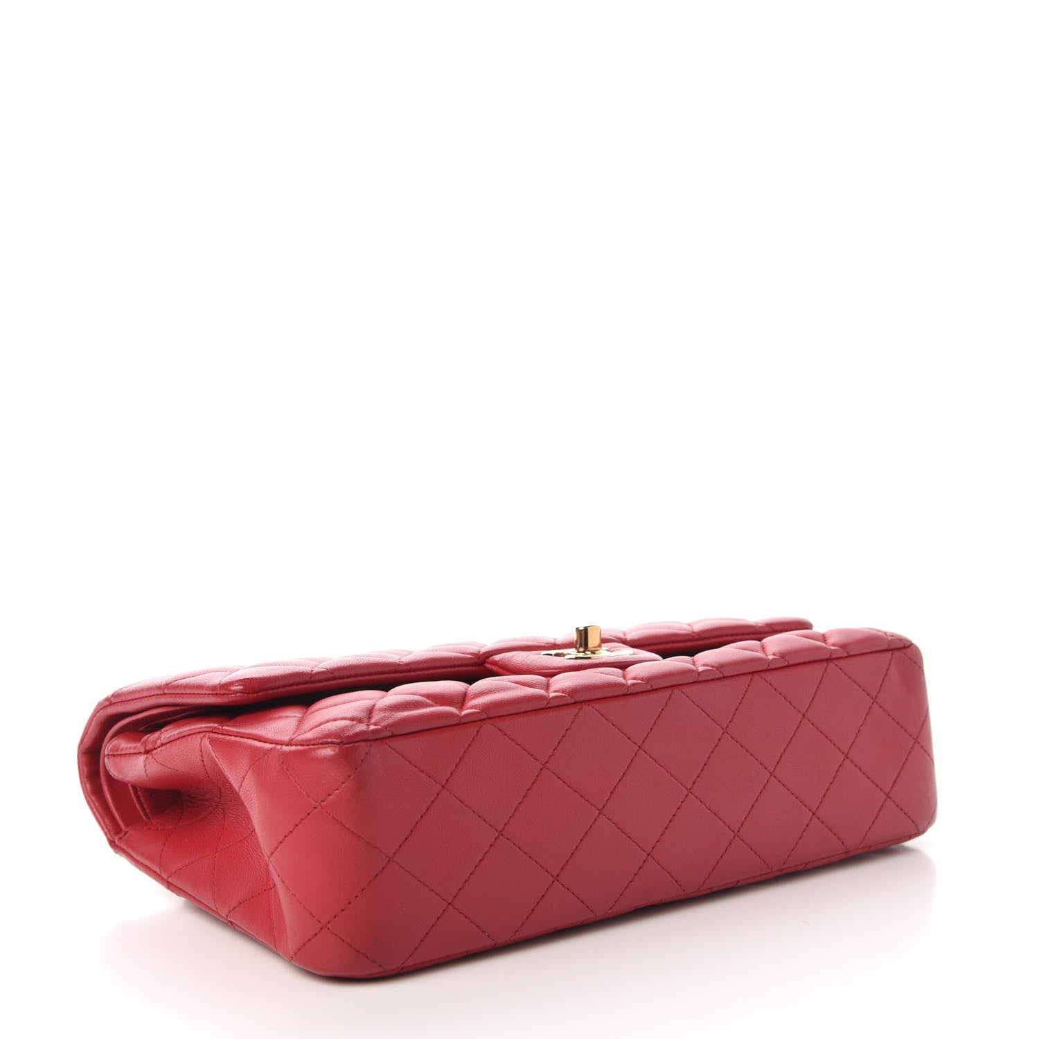 Chanel Lambskin Quilted Medium Double Flap Red 4 of 11