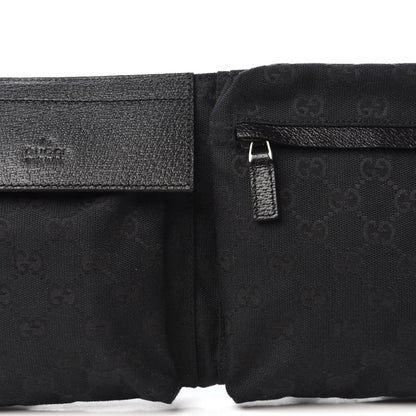 Gucci GG Monogram Double Pocket Belt Bag Black 11 of 11