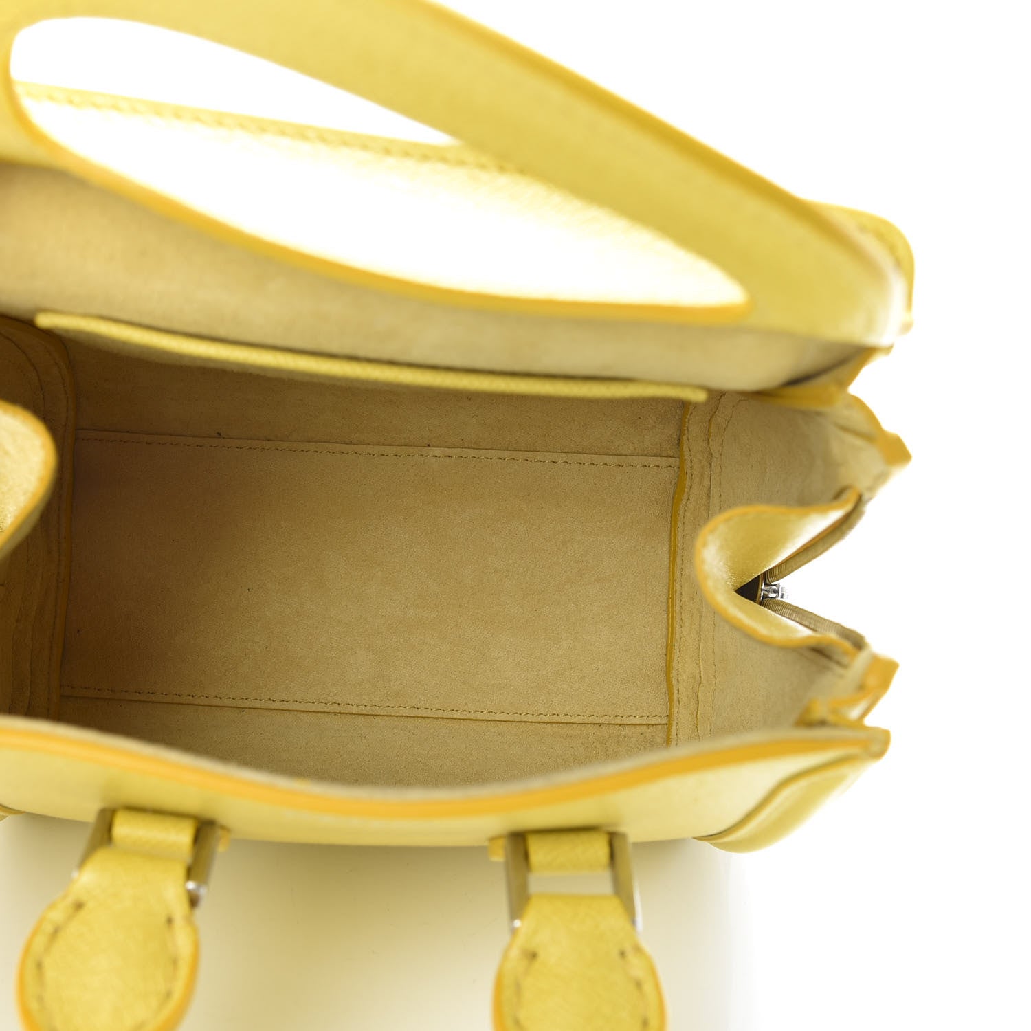 Alexander McQueen Calfskin Mini Heroine Yellow 5 of 12