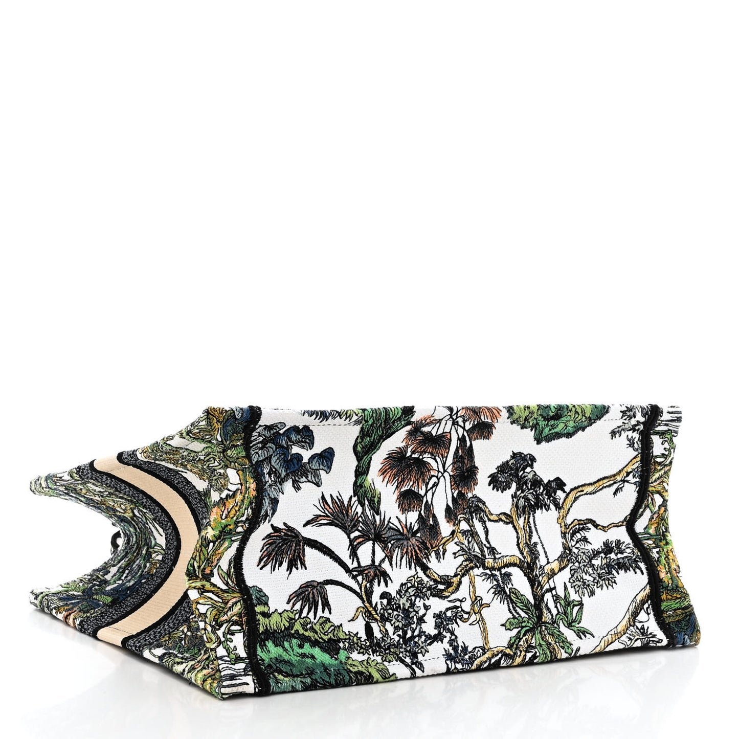 Canvas Embroidered Medium Etoile de Voyage Book Tote Multicolor