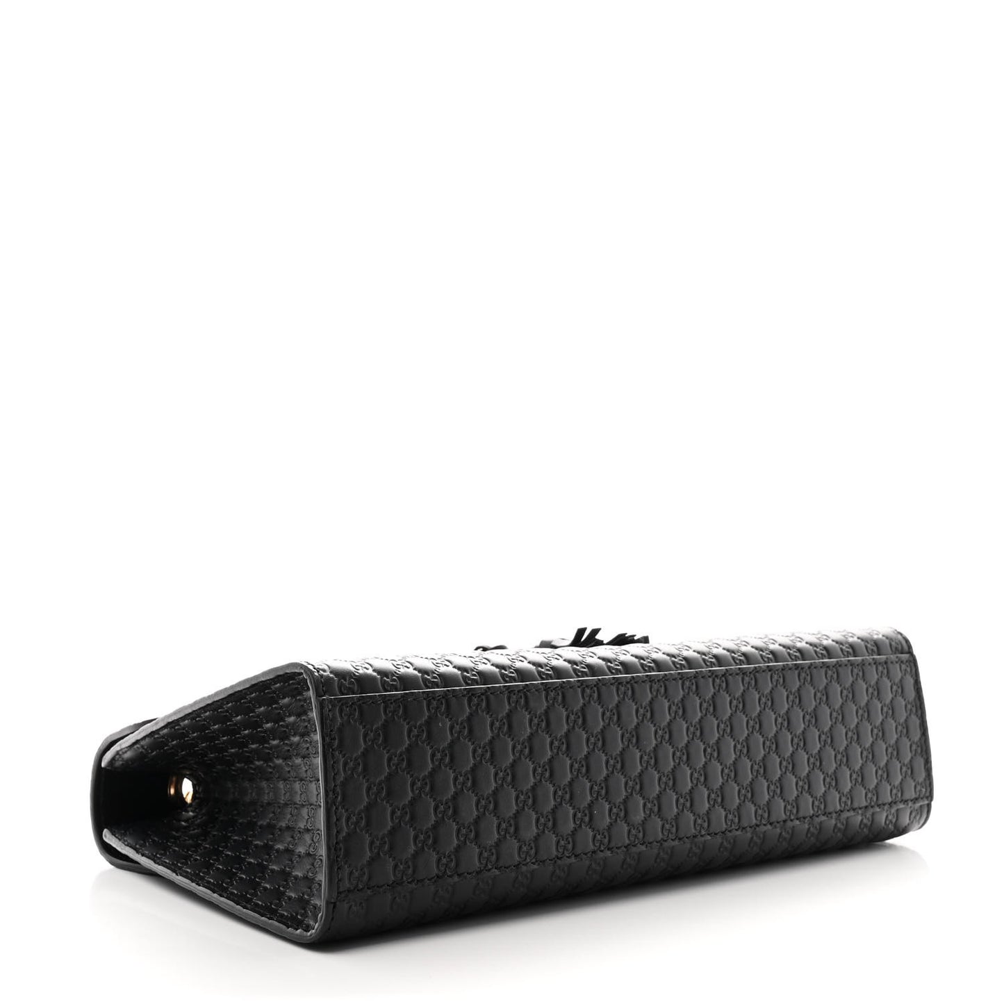 Microguccissima Medium Emily Chain Shoulder Bag Black