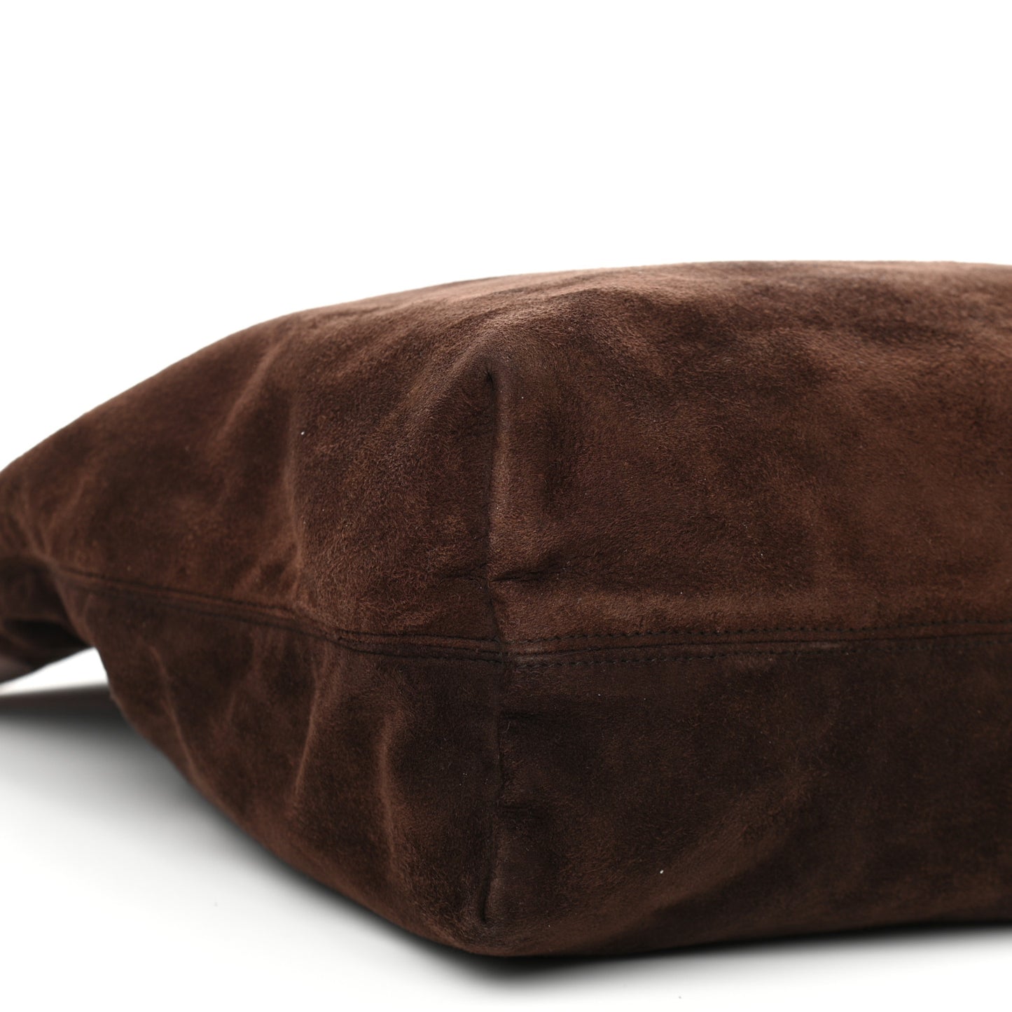 Suede Calfskin B Hobo Brown