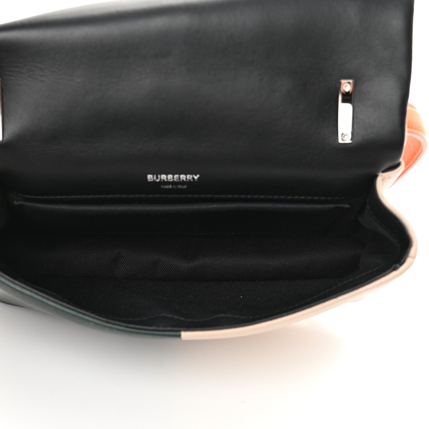 Burberry Lambskin Quilted Small Lola Bag Bright Red Orange 5 of 11
