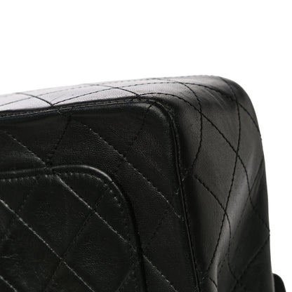 Chanel Lambskin Quilted Medium Double Flap Black 24 of 24