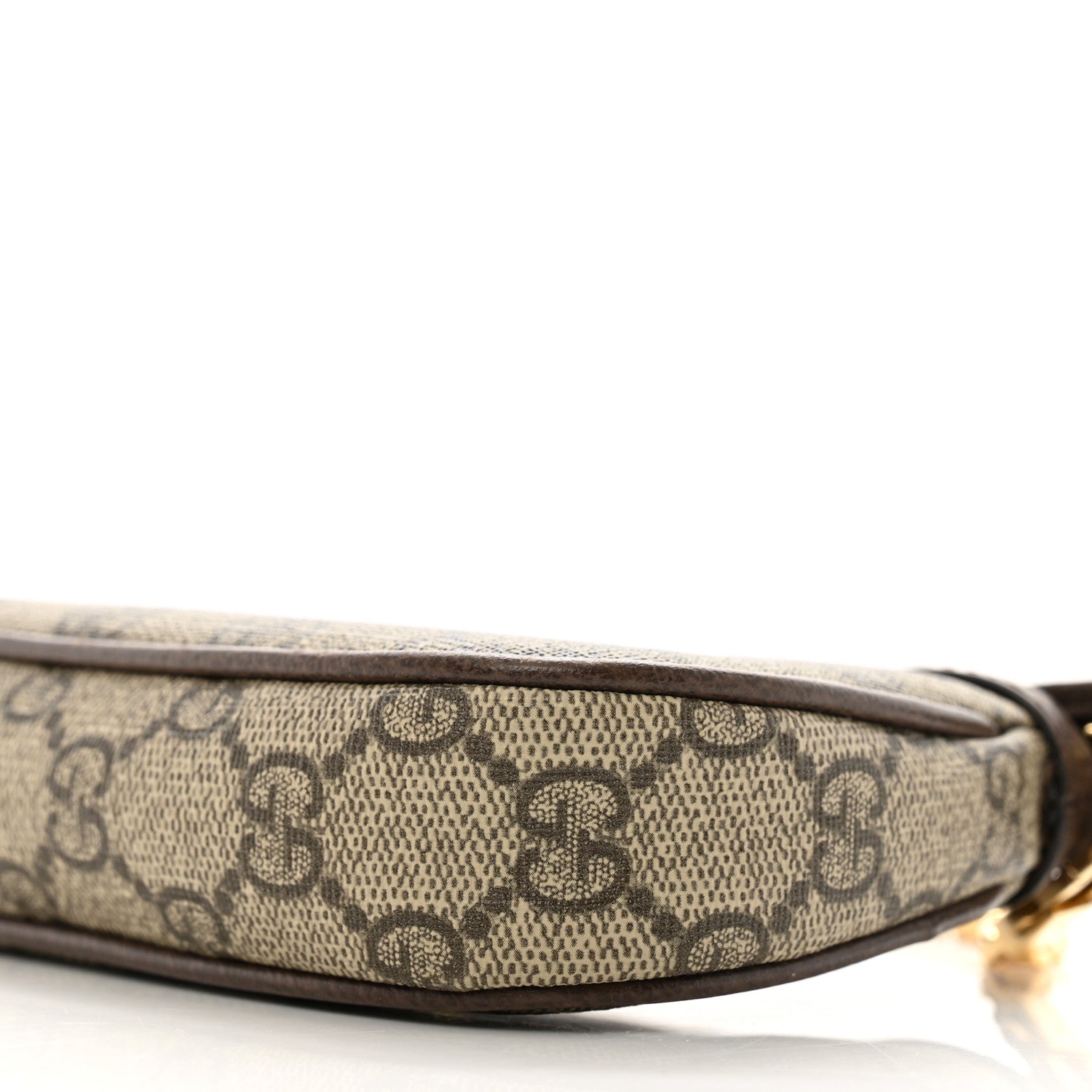 Gucci GG Supreme Monogram Textured Dollar Calfskin Mini Ophidia Chain Bag Beige Ebony 10 of 12