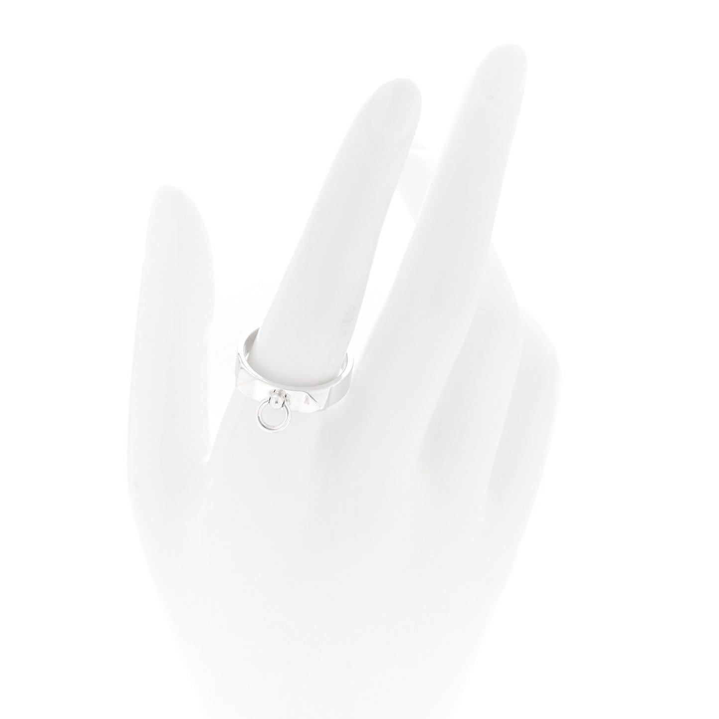 Sterling Silver PM Collier De Chien Ring 59 8.75