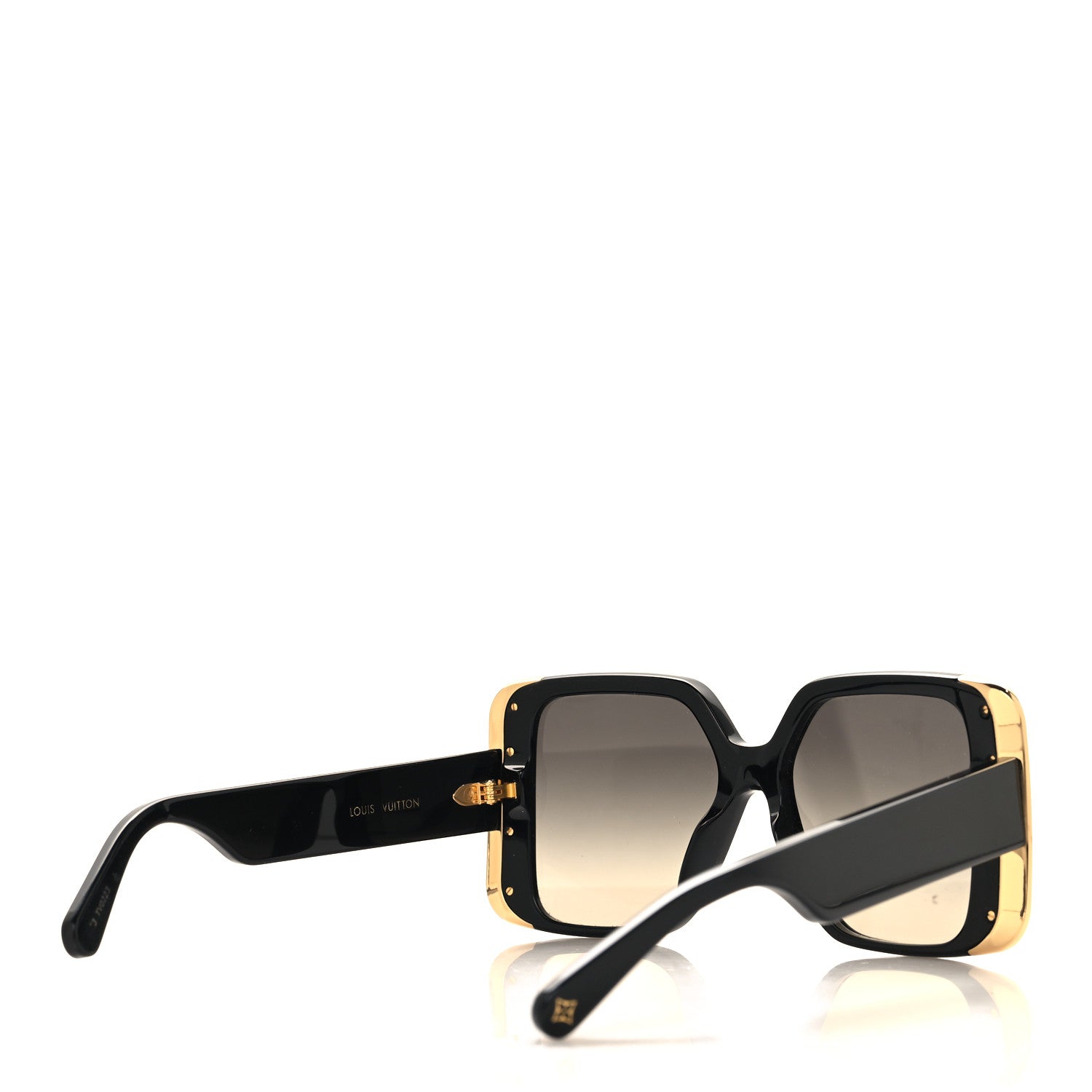 Louis Vuitton Acetate LV Moon Square Sunglasses Z1664W Black 4 of 8