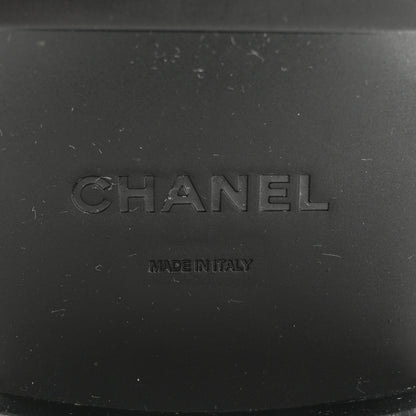 Chanel Calfskin CC Platform Loafers 37 Black 7 of 13