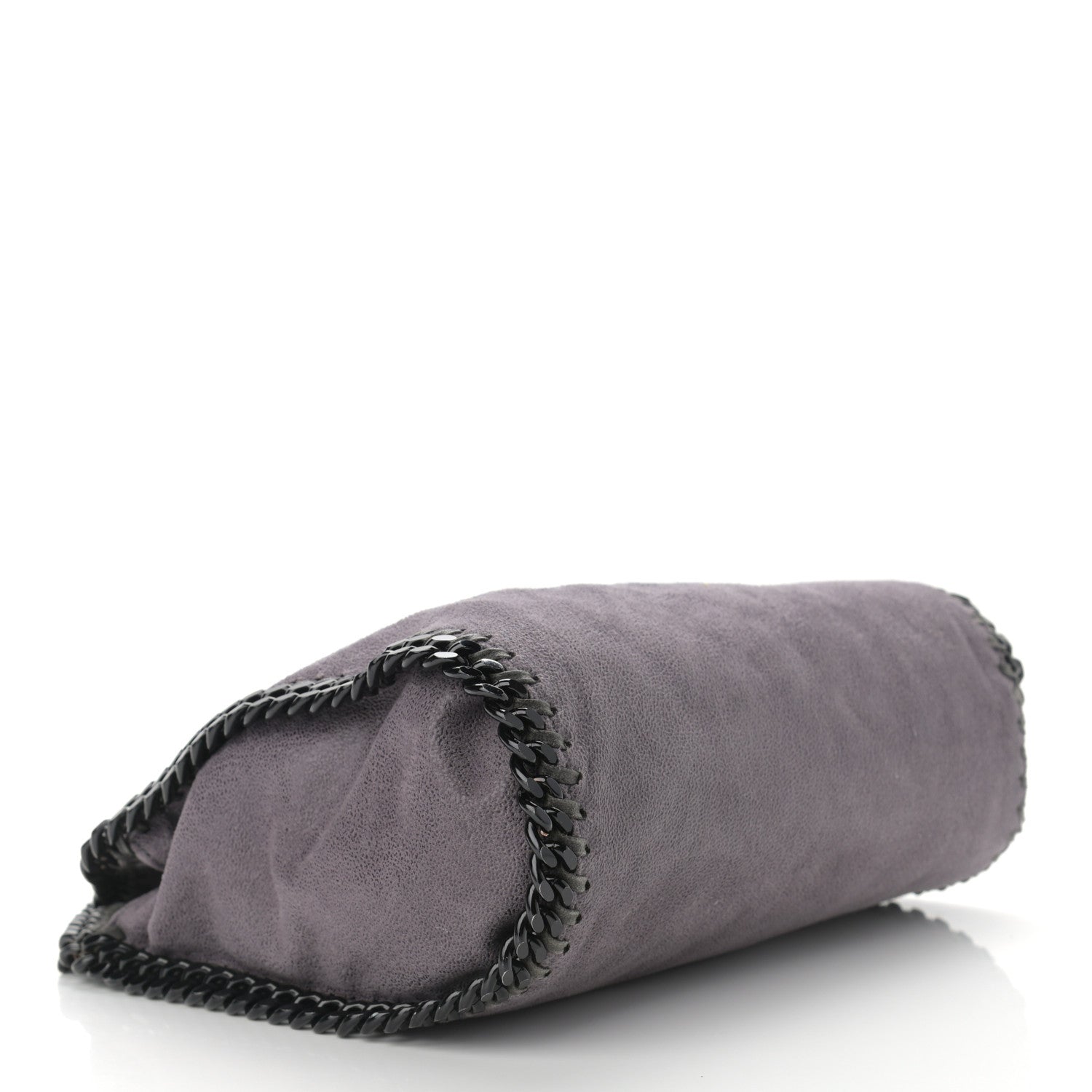 Stella McCartney Shaggy Deer Mini Falabella Fold Over Tote Light Grey 4 of 11